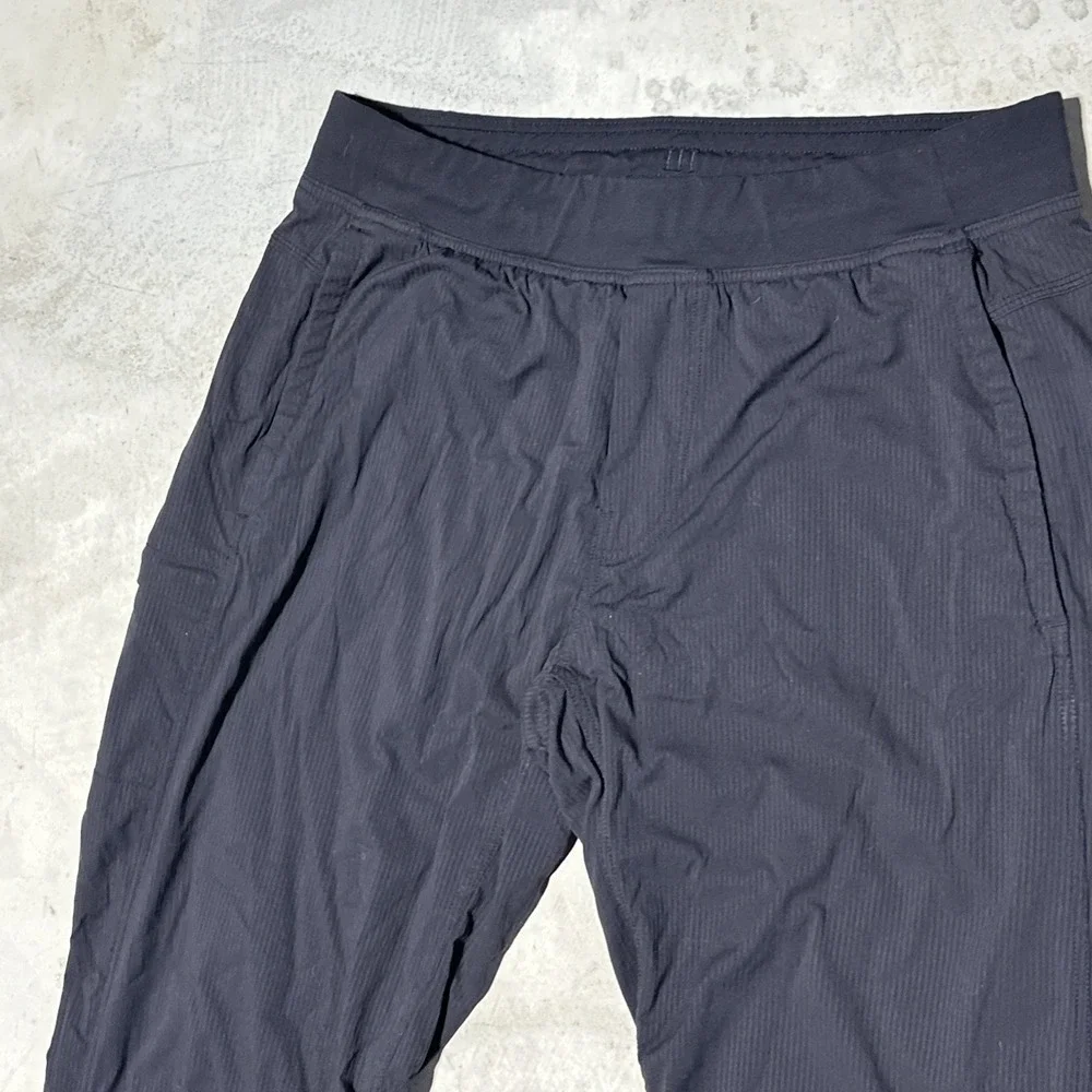 Lululemon Pants Men's XL Dance Studio Lined Black Technical Stretch Zip Pocket - Picture 2 of 11